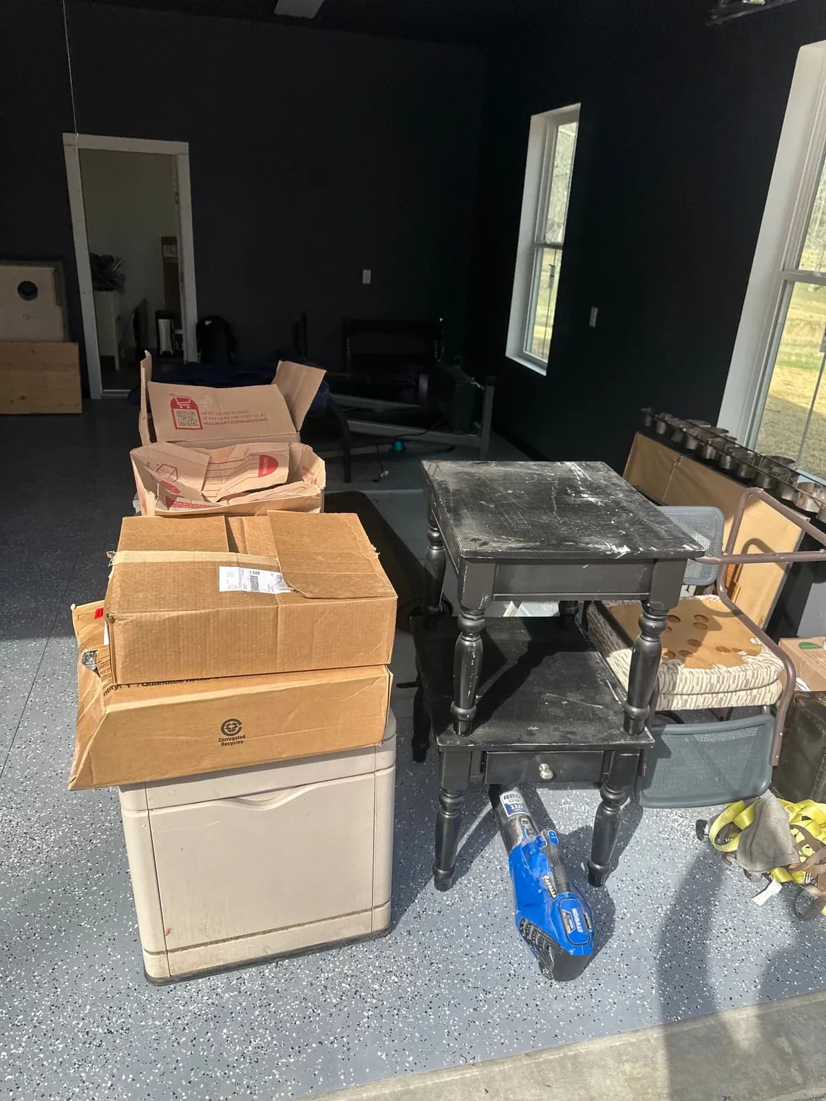 Large household move with furniture, appliances and boxes loaded for transport (5 of 5)